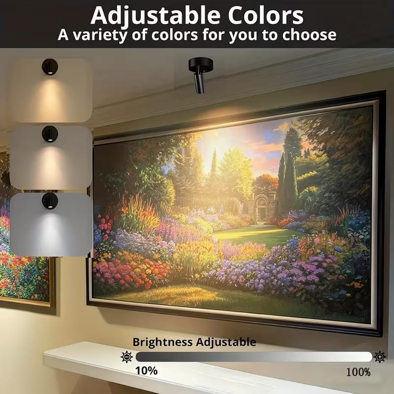 LED Cordless USB Wall light