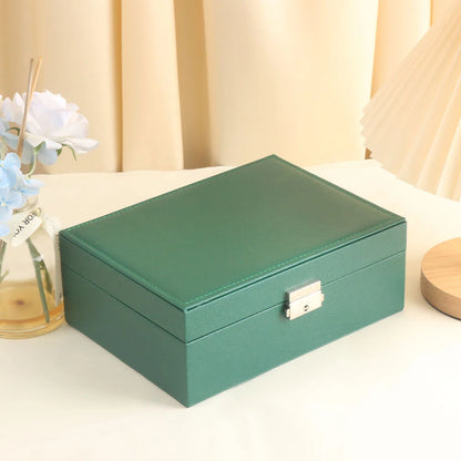 Leather jewellery organizer