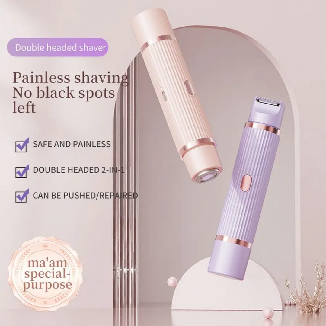 2 in 1 Double headed shaver