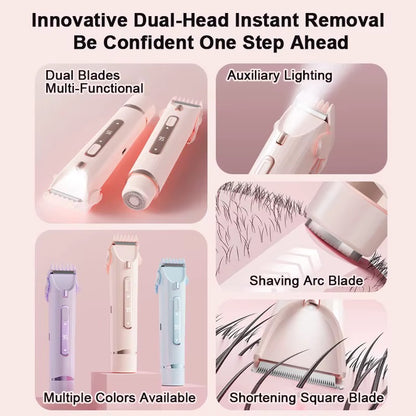2 in 1 Double headed shaver